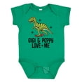thumbnail image 1 of Inktastic Gigi and Poppy Love Me Dinosaur Boys Baby Bodysuit, 1 of 5