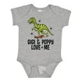 thumbnail image 1 of Inktastic Gigi and Poppy Love Me Dinosaur Boys Baby Bodysuit, 1 of 5