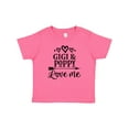 thumbnail image 1 of Inktastic Gigi and Poppy Love Me Girls Baby T-Shirt, 1 of 5