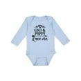 thumbnail image 1 of Inktastic Gigi and Poppy Love Me Girls Long Sleeve Baby Bodysuit, 1 of 5