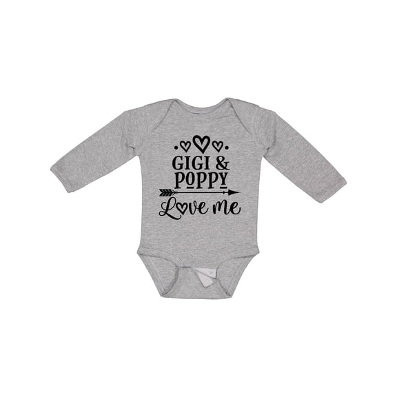 Inktastic Gigi and Poppy Love Me Girls Long Sleeve Baby Bodysuit