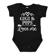 Inktastic Gigi and Pops Love Me Boys or Girls Baby Bodysuit
