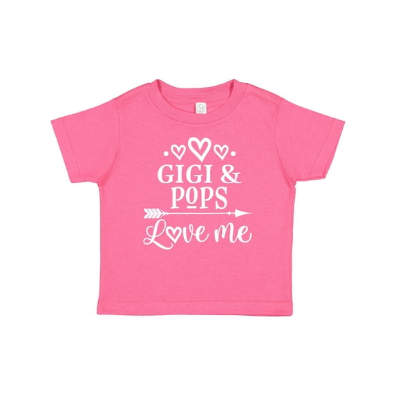 Inktastic Gigi and Pops Love Me Boys or Girls Baby T-Shirt