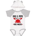 thumbnail image 1 of Inktastic Gigi and Pops Love Me Grandchild Boys or Girls Baby Bodysuit, 1 of 5