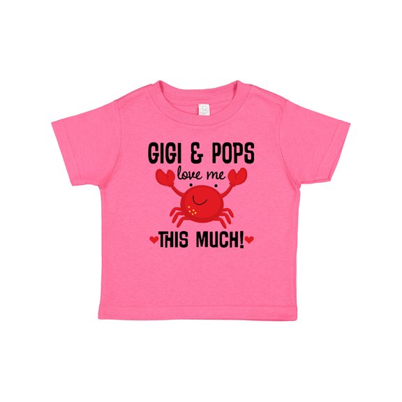 Inktastic Gigi and Pops Love Me Grandchild Boys or Girls Baby T-Shirt