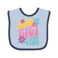 thumbnail image 1 of Inktastic Gigi and Pops Love Me Granddaughter Girls Baby Bib, 1 of 4