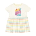 thumbnail image 1 of Inktastic Gigi and Pops Love Me Granddaughter Girls Baby Dress, 1 of 5