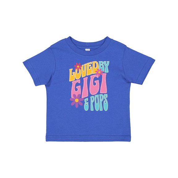 Inktastic Gigi and Pops Love Me Granddaughter Girls Baby T-Shirt