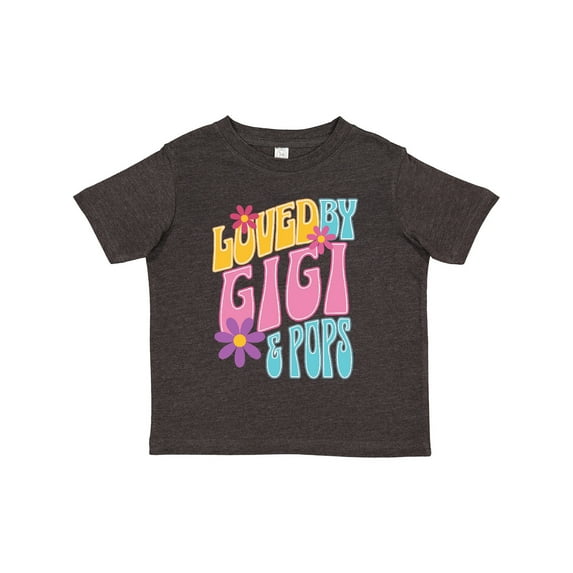 Inktastic Gigi and Pops Love Me Granddaughter Girls Toddler T-Shirt
