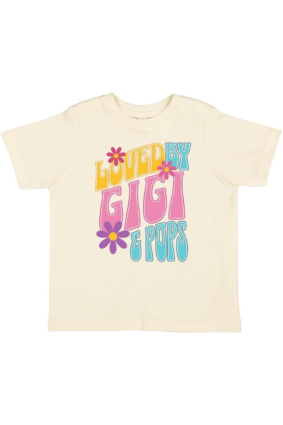 Gigi and Pops Love Me Granddaughter Girls Toddler T-Shirt
