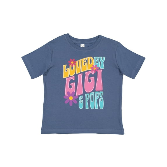 Inktastic Gigi and Pops Love Me Granddaughter Girls Toddler T-Shirt