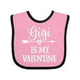 thumbnail image 1 of Inktastic Gigi is My Valentine Boys or Girls Baby Bib, 1 of 4