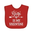 thumbnail image 1 of Inktastic Gigi is My Valentine Boys or Girls Baby Bib, 1 of 4