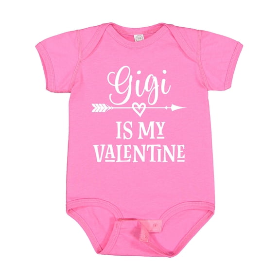 Inktastic Gigi is My Valentine Boys or Girls Baby Bodysuit