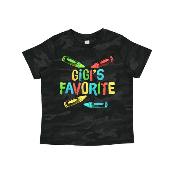 Inktastic Gigi's Favorite Crayons Boys or Girls Toddler T-Shirt