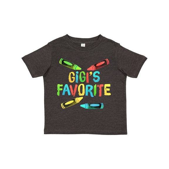 Inktastic Gigi's Favorite Crayons Boys or Girls Toddler T-Shirt