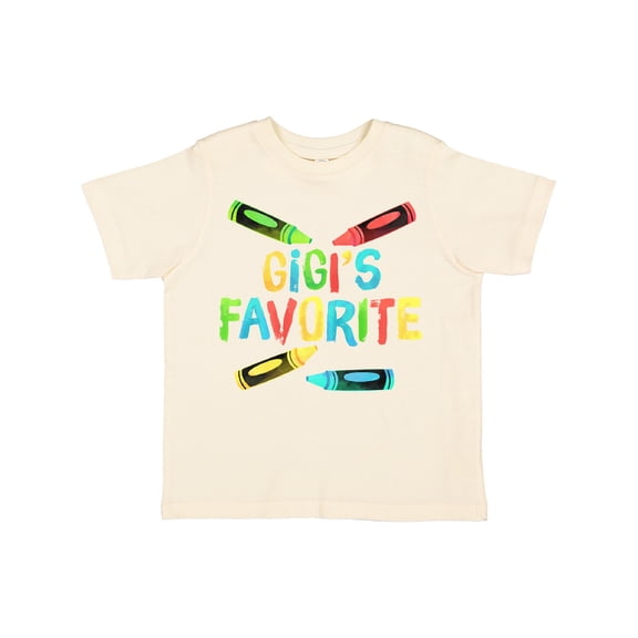 Inktastic Gigi's Favorite Crayons Boys or Girls Toddler T-Shirt