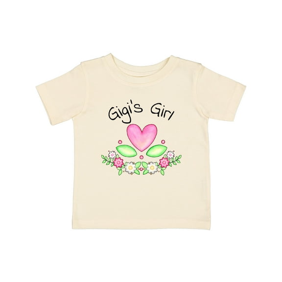 Inktastic Gigi's Girl- Heart Flowers Girls Baby T-Shirt