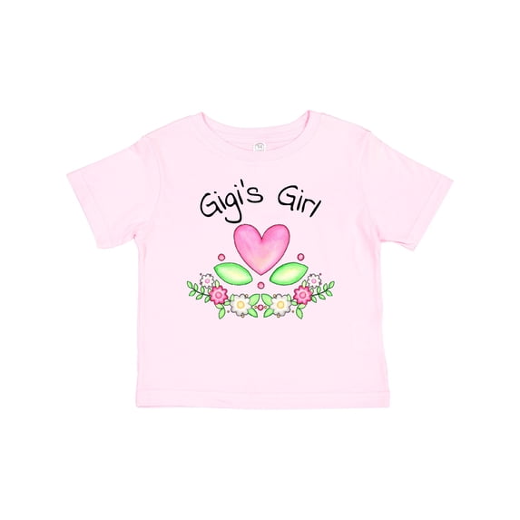 Inktastic Gigi's Girl- Heart Flowers Girls Baby T-Shirt