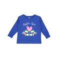 thumbnail image 1 of Inktastic Gigi's Girl Heart Flowers Girls Long Sleeve Toddler T-Shirt, 1 of 5