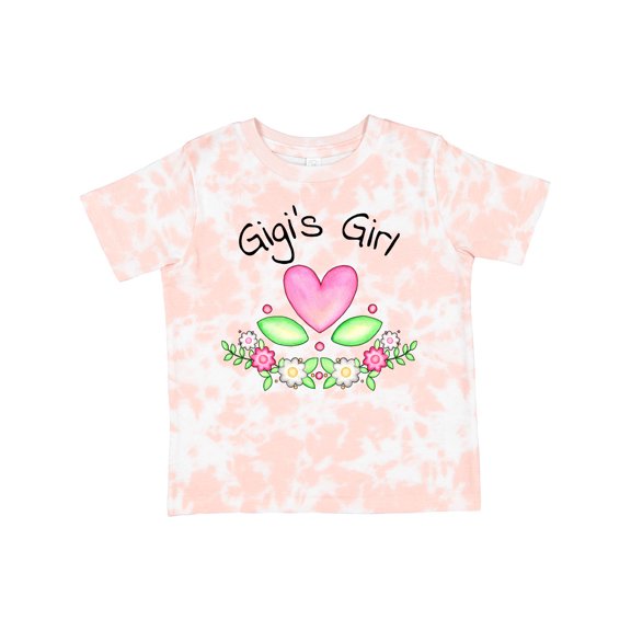 Inktastic Gigi's Girl Heart Flowers Girls Toddler T-Shirt