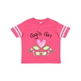 thumbnail image 1 of Inktastic Gigi's Girl Heart Flowers Girls Toddler T-Shirt, 1 of 5