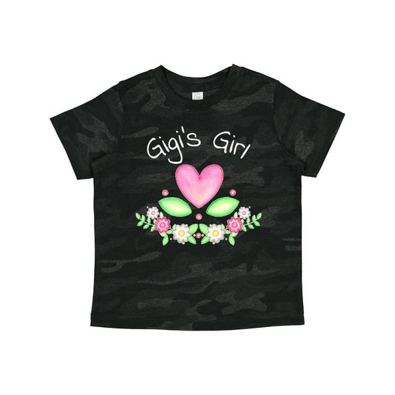 Inktastic Gigi's Girl- Heart Flowers Girls Toddler T-Shirt