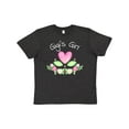 thumbnail image 1 of Inktastic Gigi's Girl- Heart Flowers Youth T-Shirt, 1 of 5