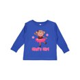 thumbnail image 1 of Inktastic Gigi's Girl Monkey Girls Long Sleeve Toddler T-Shirt, 1 of 5