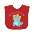 thumbnail image 1 of Inktastic Gigi's Girl dinosaur Girls Baby Bib, 1 of 4