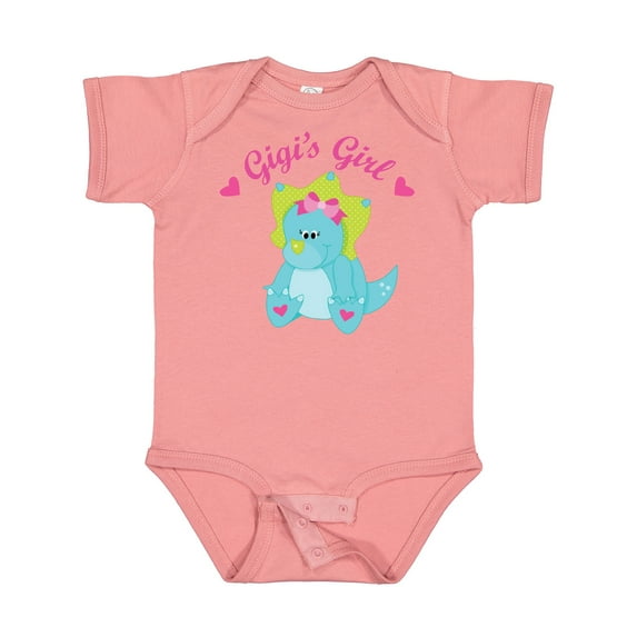 Inktastic Gigi's Girl dinosaur Girls Baby Bodysuit
