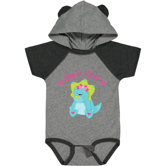 Inktastic Gigi's Girl dinosaur Girls Baby Bodysuit