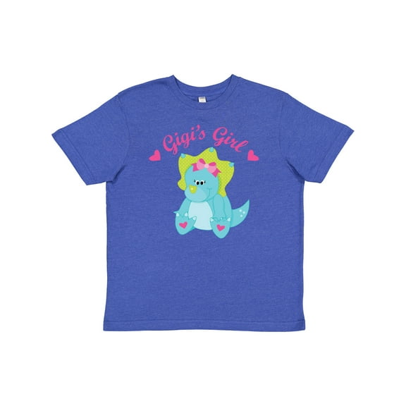 Inktastic Gigi's Girl dinosaur Youth T-Shirt