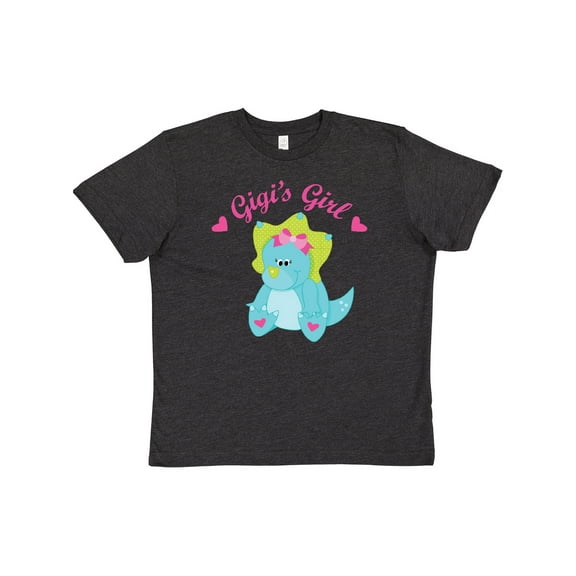 Inktastic Gigi's Girl dinosaur Youth T-Shirt