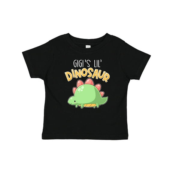 Inktastic Gigi's Lil' Dinosaur with Cute Stegosaurus Boys or Girls Baby T-Shirt