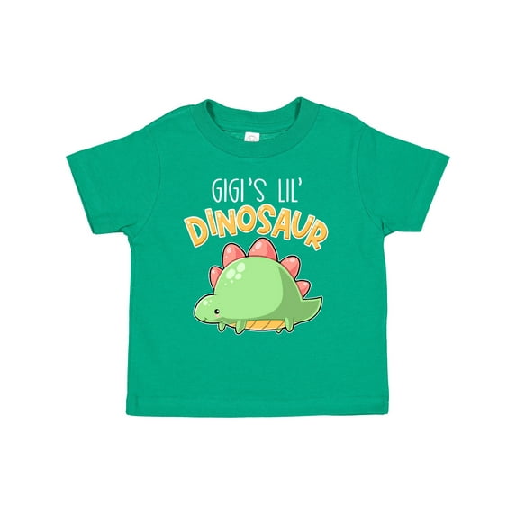 Inktastic Gigi's Lil' Dinosaur with Cute Stegosaurus Boys or Girls Toddler T-Shirt
