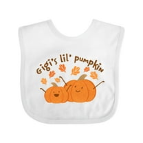 Inktastic Gigi's Lil' Pumpkin Boys or Girls Baby Bib