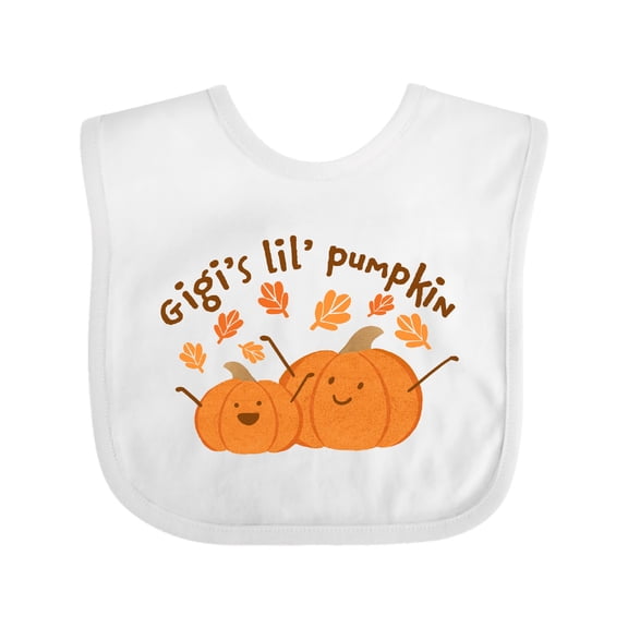 Inktastic Gigi's Lil' Pumpkin Boys or Girls Baby Bib