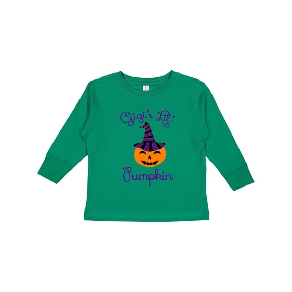 Inktastic Gigi's Lil' Pumpkin Boys or Girls Long Sleeve Toddler T-Shirt