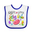 thumbnail image 1 of Inktastic Gigi's Little Jellybean Cute Easter Candy Boys or Girls Baby Bib, 1 of 4