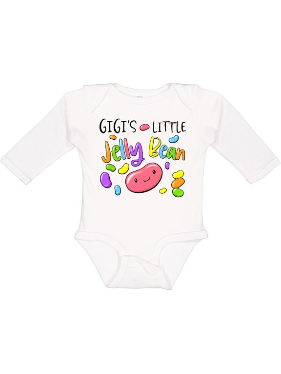 Inktastic Gigi's Little Jellybean Cute Easter Candy Boys or Girls Long Sleeve Baby Bodysuit