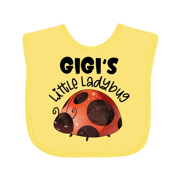 Inktastic Gigi's Little Ladybug Boys or Girls Baby Bib