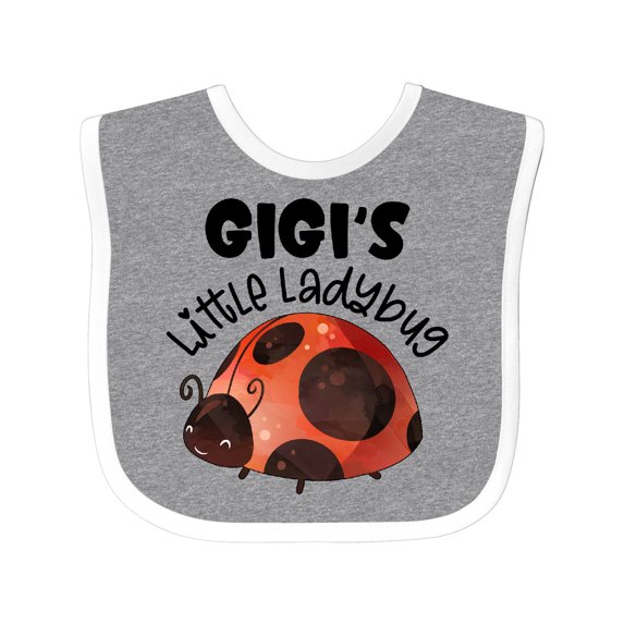 Inktastic Gigi's Little Ladybug Boys or Girls Baby Bib