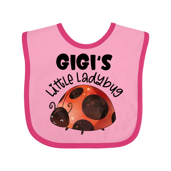 Inktastic Gigi's Little Ladybug Boys or Girls Baby Bib