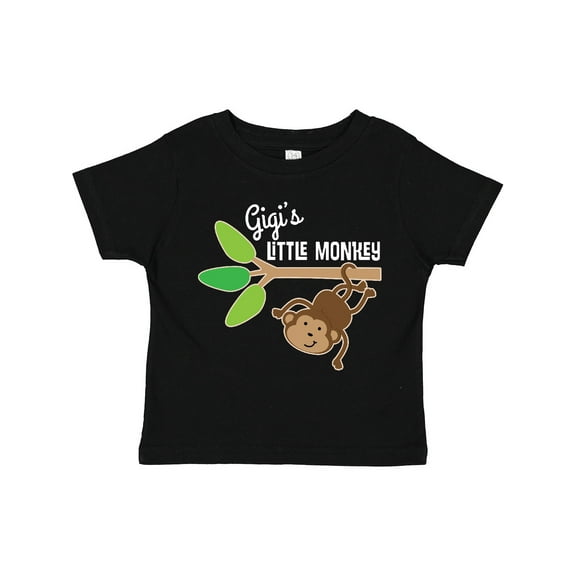 Inktastic Gigi's Little Monkey Grandchild Boys or Girls Toddler T-Shirt