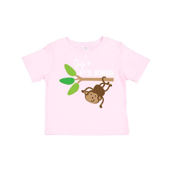Inktastic Gigi's Little Monkey Grandchild Boys or Girls Toddler T-Shirt