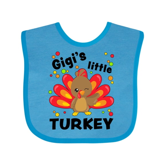 Inktastic Gigi's Little Turkey Boys or Girls Baby Bib