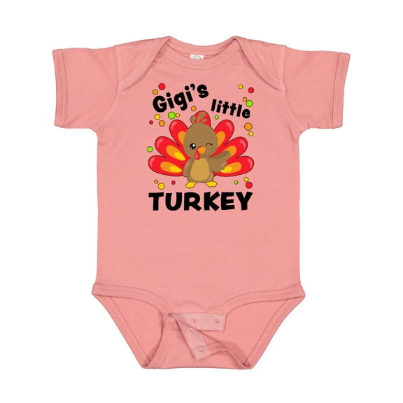 Inktastic Gigi's Little Turkey Boys or Girls Baby Bodysuit