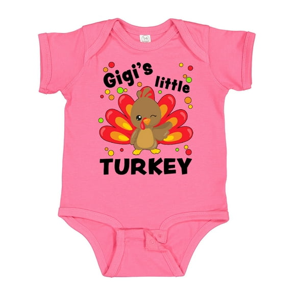 Inktastic Gigi's Little Turkey Boys or Girls Baby Bodysuit