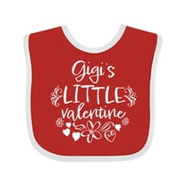 Inktastic Gigi's Little Valentine Boys or Girls Baby Bib